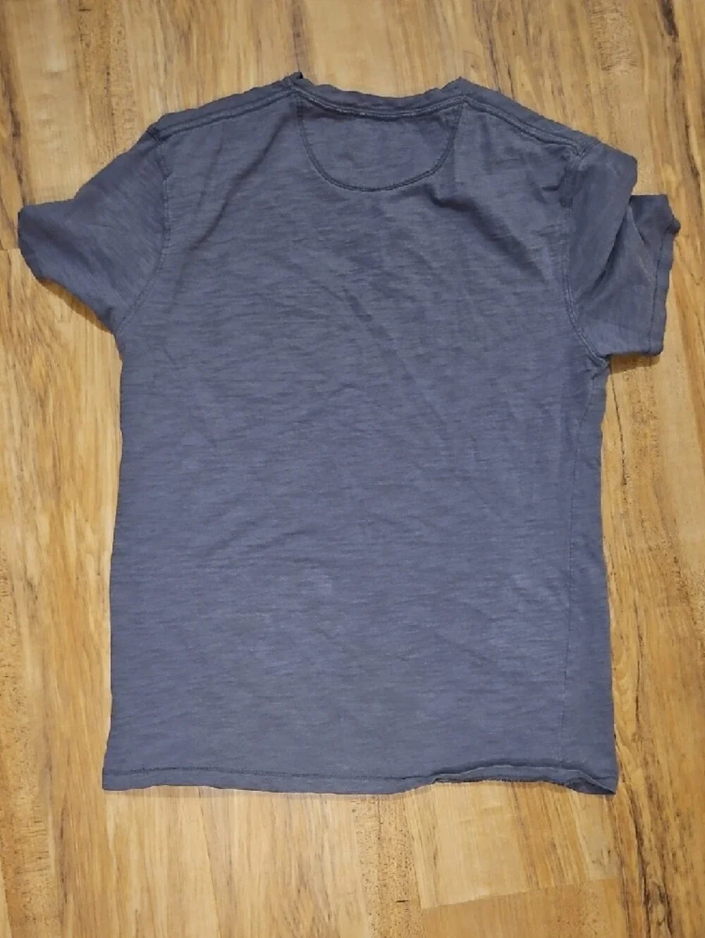 Converse Men's Short-Sleeve Henley Tee - Slate Gray - Picture 5 of 5